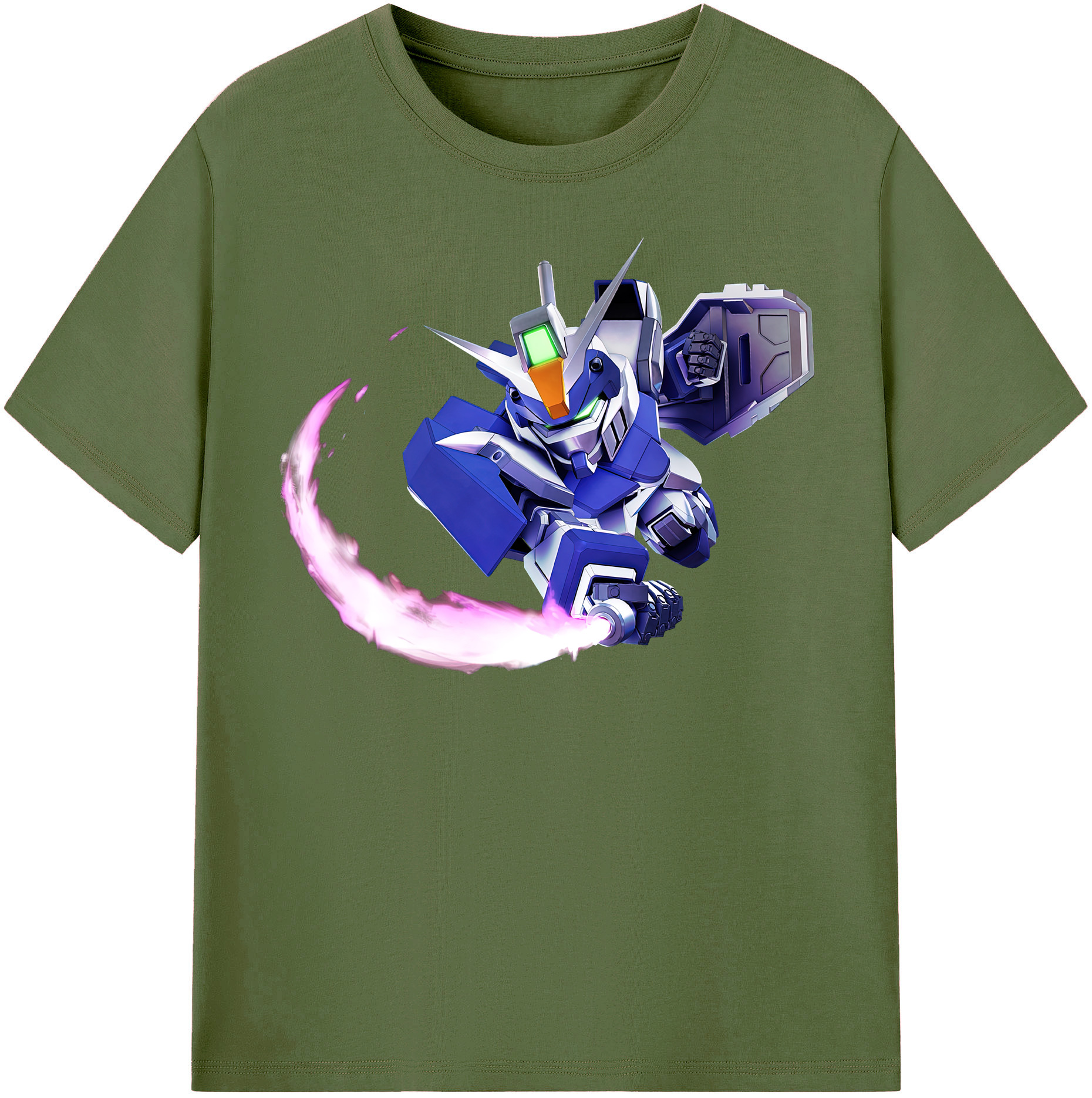 （画像用） 機動戦士ガンダム Mobile Suit Gundam 綿100％半袖Tシャツ（フロントプリント）